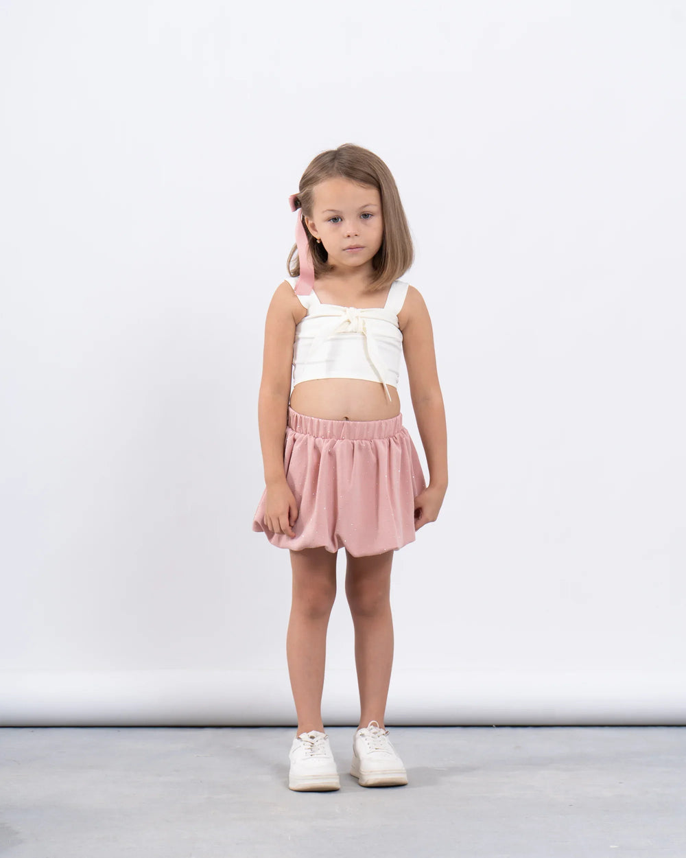 Sparkling Puffball Mini Skirt With Rhinestones - Venti