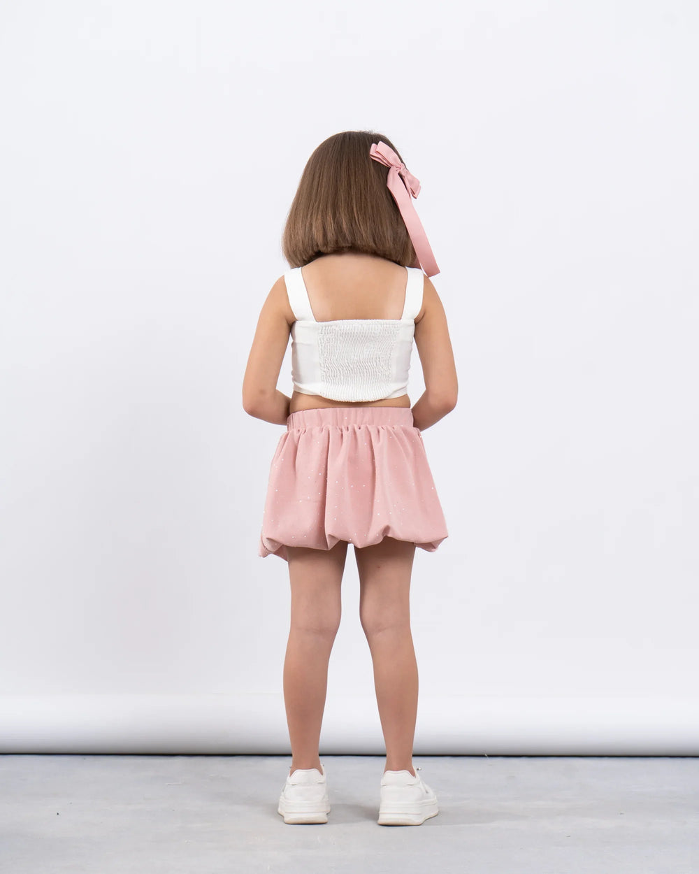 Sparkling Puffball Mini Skirt With Rhinestones - Venti