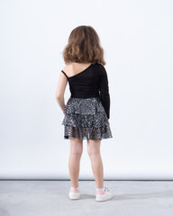 Sequins Ruffle Skirt