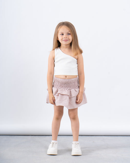 Ruffle Mini Skirt