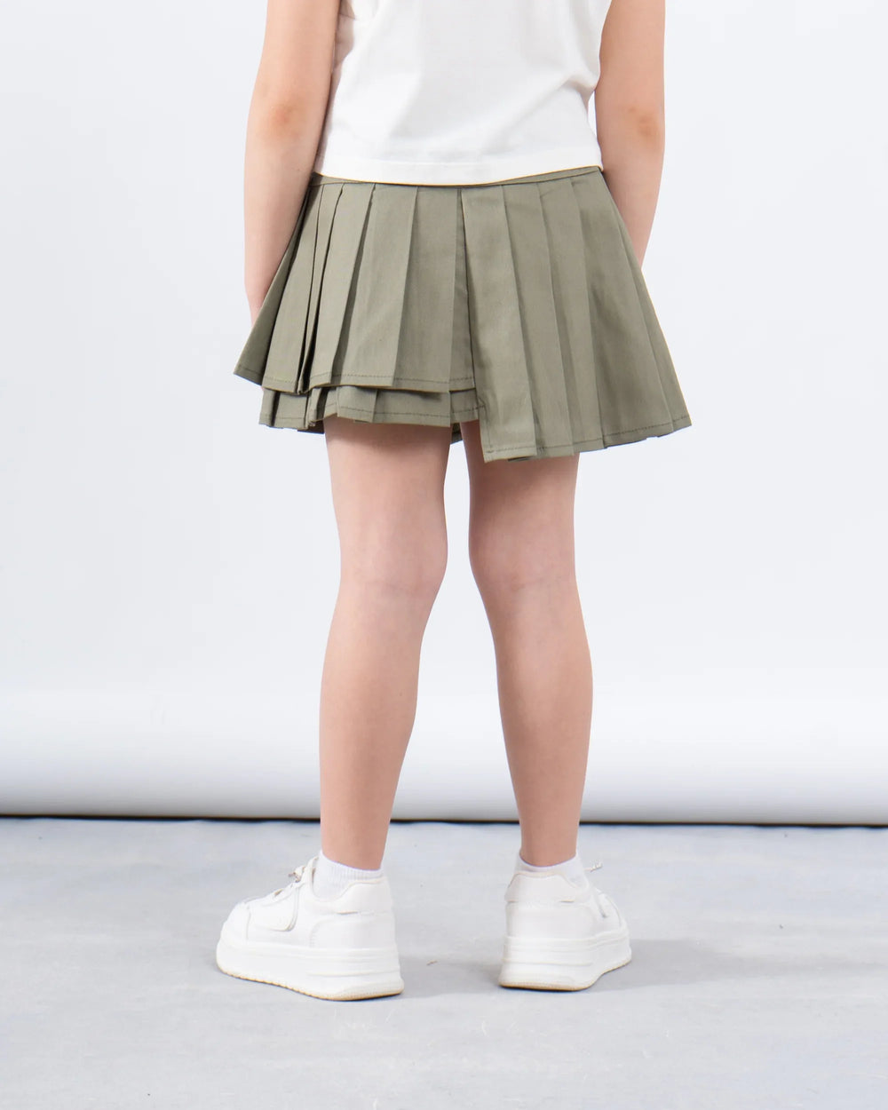 Twill Pleated Skirt - Venti