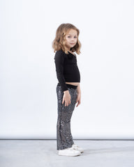 Sequin Flared Pants