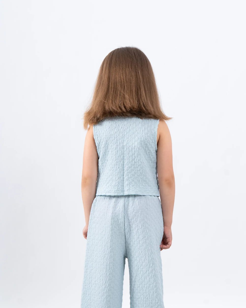 Crushed Textured Tie-Front Vest - Venti