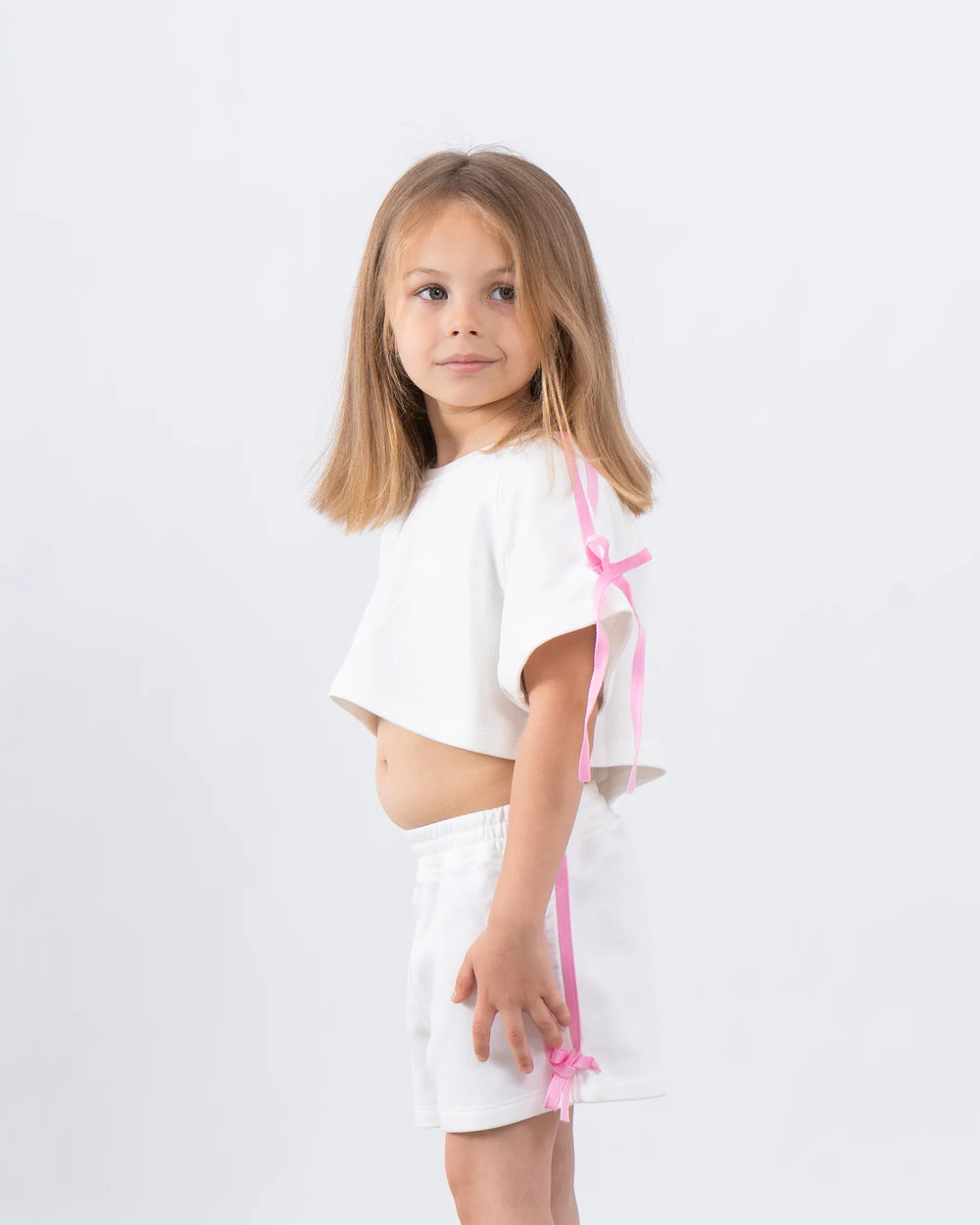 Ribbon-Detail Cropped Top - Venti