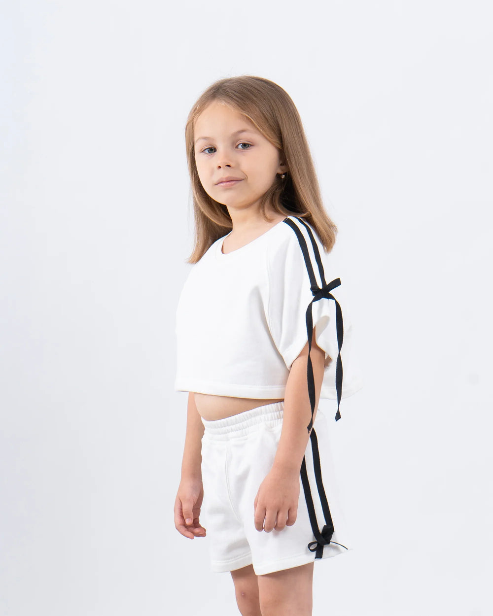 Ribbon-Detail Sporty Shorts - Venti