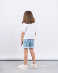 Button-Up Shirt With Embroidered Shoulders