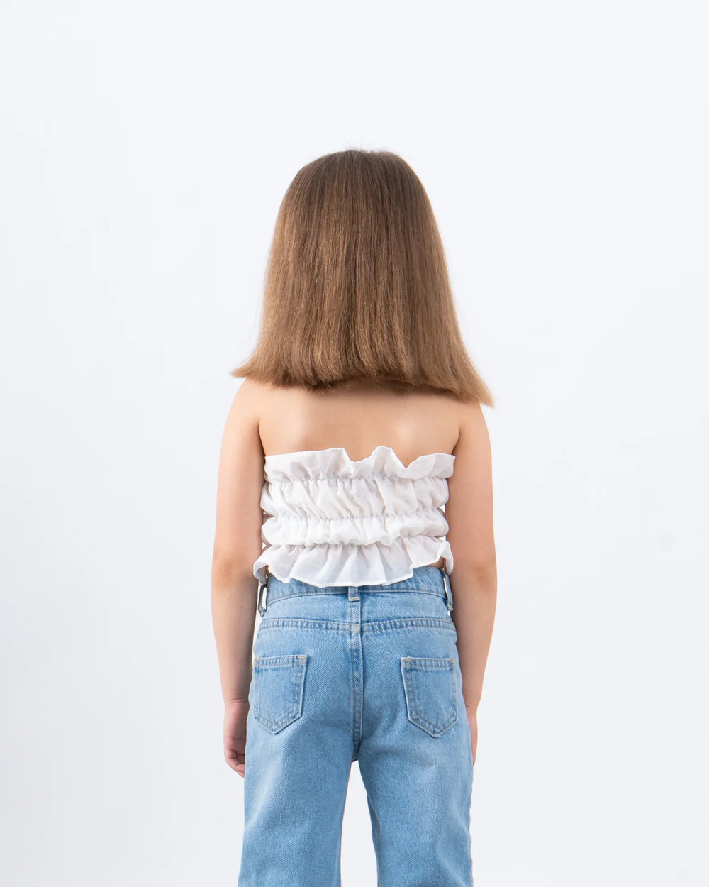 Ruffled Halter Crop Top - Venti