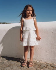Layered Ruffle Dress