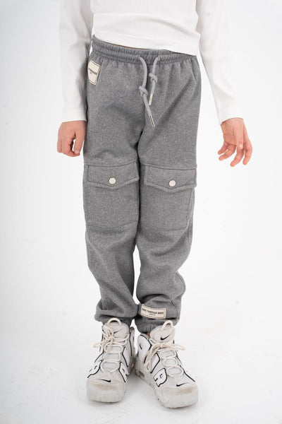 Girl Sweatpants With Multi Pocke 438452 Grey from venti